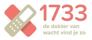 site1733_nl.png Logo 1733: de dokter van wacht vind je zo